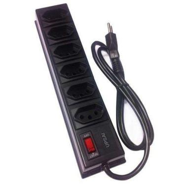 Imagem de Filtro de Linha Upsai PL. 6 Tomadas 10A Bivolt