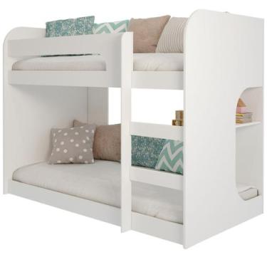 Imagem de Beliche Solteiro Montessoriana Ema Cimol Branco