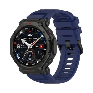 Imagem de Pulseira Esportiva De Silicone De 48mm Para Huami Amazfit T-rex 3 Pro,