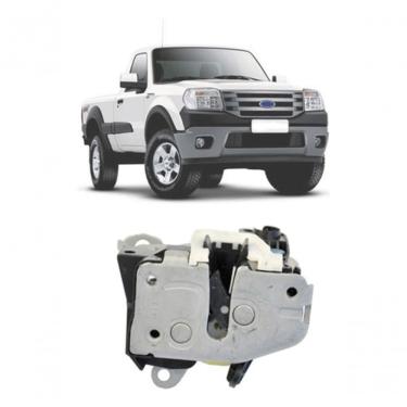 Imagem de Fechadura Automotiva Dianteira Esquerda F103 Ford Ranger 2 e 4 Portas 2009 a 2012 Mecânica Predisposta para Elétrica