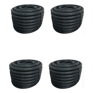 Imagem de Conduíte Elétrico Corrugado 1" X 25 m para Condução e Proteção de Fios e Cabos de Baixa e Média Tensão Cinza Higipack