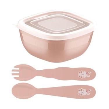 Imagem de Jogo Infantil Tramontina Le Petit 3 Peças Rosa