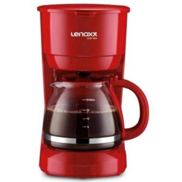 Imagem de Cafeteira Lenoxx Compact Coffee 18 Xicaras 600W Red 220V, 220V