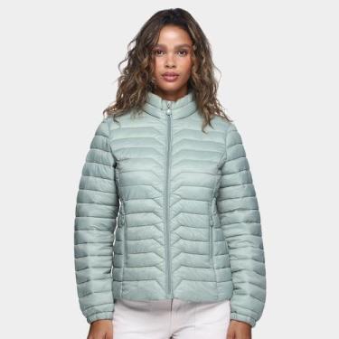 Imagem de Jaqueta Puffer Facinelli Feminina, Verde claro, P