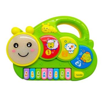 Imagem de piano musical brinquedo infantil largada pra bebê com musica cores som