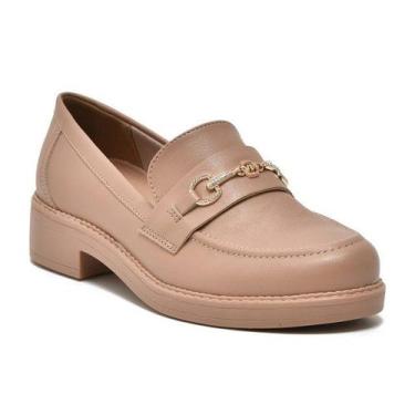 Imagem de Mocassim Loafer Via Marte 011-003 Feminino, Frapuccino, 37