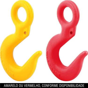 Imagem de Gancho Olhal Sem Trava Vonder 1/4" 85 Mm Aço Forjado 0,75 Tf Uso Leve