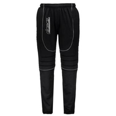 Imagem de Calça Goleiro Placar Tupinamba Com Espuma Protetora Masculino, M, Pret