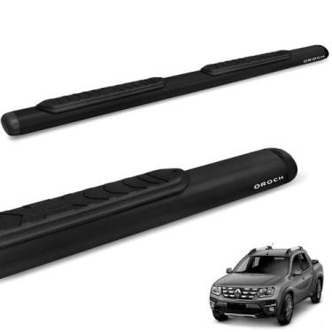 Imagem de Estribo Lateral Oroch 2016 a 2020 Oblongo Preto - Track