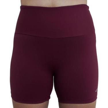 Imagem de Short Feminino Elite Fitness Esporte Treino Academia Lazer, Vinho, P