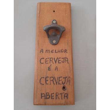 Imagem de Abridor de parede de madeira - Artesanal
