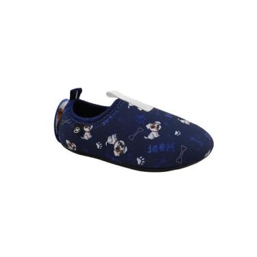 Imagem de Sapatilha Meia Infantil Bebê Menino Lycra Molekinho  2617100, 18, Mari