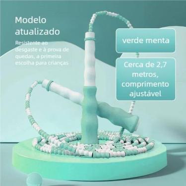 Imagem de Corda de Salto Macia Segmentada - 2,7m Ajustável  Equipamento Esportiv