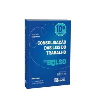 Imagem de Consolidação das leis do trabalho - clt de bolso - 2025 - RIDEEL EDITO
