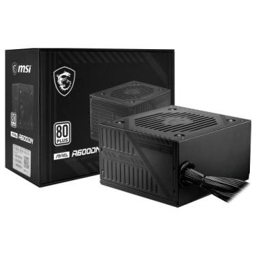 Imagem de Fonte de Alimentação Mag A600dn 600W 80 Plus White para Desktop Msi