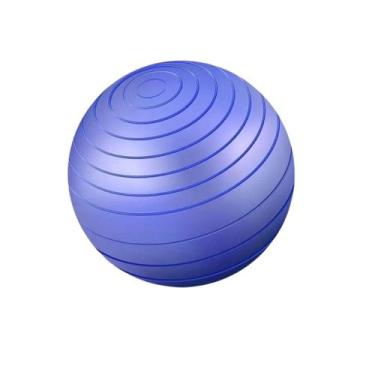 Imagem de Bola Inflável Para Exercício Pilates Yoga 55CM - Western, Azul