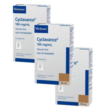 Imagem de Combo 3 Cyclavance Virbac 100 mg/mL - 50mL