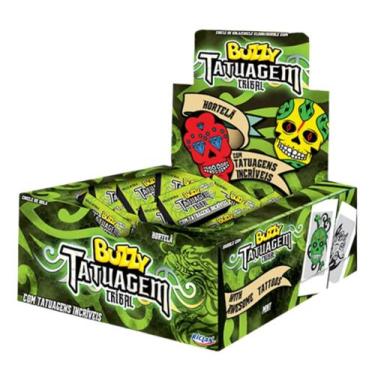 Imagem de Chiclete buzzy tribal hortela 360 g