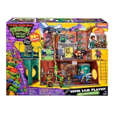 Imagem de Playset Covil no Esgoto 3675 com Mais de 20 Recursos e 3 Níveis Verde Sunny Brinquedos