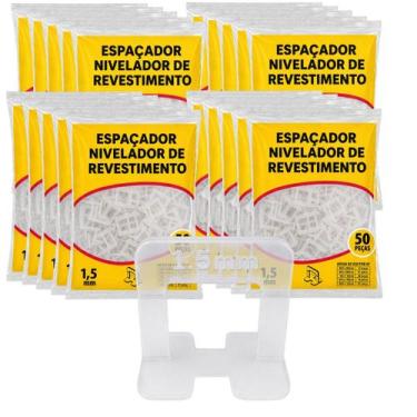 Imagem de 1000 Niveladores Espaçador Para Pisos Cerâmica Porcelanato Azulejo Rev