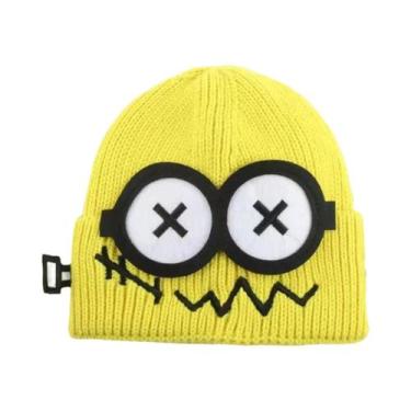 Imagem de Gorro De Inverno Feminino Quente E Confortável Com Estampa De Desenho 