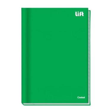 Imagem de Caderno Brochura Universitário 1 Matéria 80 Folhas Lift Credeal Verde