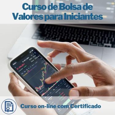 Imagem de Curso on-line de Bolsa de Valores para Iniciantes com Certificado