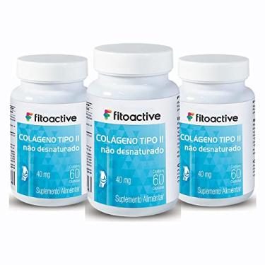 Imagem de Kit 3 Colágeno Tipo 2 40 mg 60 Cápsulas Fitoactive