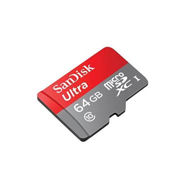 Imagem de Cartao De Memoria 64gb 80mbs Sandisk Micro Sd Ultra C/adapt -sdsqunc-064g-gn6ma