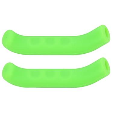 Imagem de Capa de alavanca de freio de bicicleta MTB 5 cores Punhos de silicone antiderrapante protetor ¨¤ prova d'¨¢gua Acess¨®rio para bicicleta de estrada de montanha MTB(Green),Punhos de freio bicicleta,