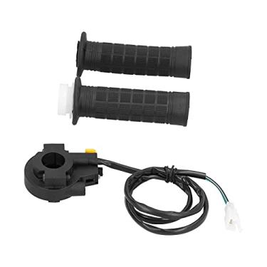 Imagem de Punhos de barra de mão universais, cabo de acelerador de 22 mm e cabo de borracha antiderrapante para bicicleta motorizada motorizada 2 tempos
