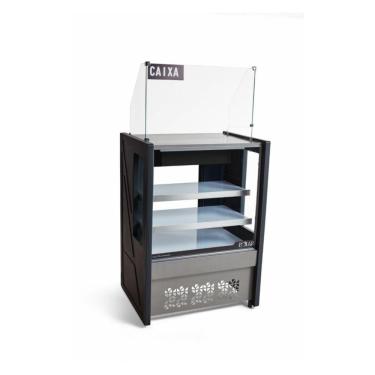 Imagem de  Balcão Vitrine Caixa 0,80 Cm Platinum- Pvcng