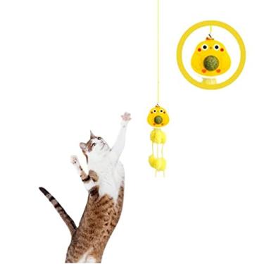 Imagem de Brinquedo de Gato Interativo com Erva Catnip Pendurar Parede Elastico (Brinquedo Interativo para Gatos A)