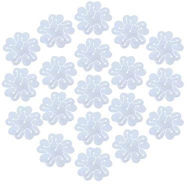 Imagem de Clipes de balão grandes em forma de flor de 8,1 cm – Pacote com 32 | Clipes de flores de balão, decorações de aniversário | Clipe de flor de balão reutilizável | Kit de tiras de decoração de balão | Ferramenta de laço de balão para decorações de flores