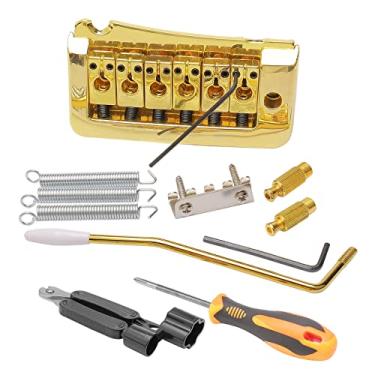 Imagem de Unxuey Sela individual de 6 cordas com ponte de tremolo para guitarra Fender ST base pesada e grossa