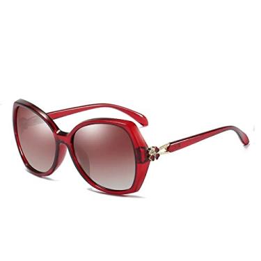 Imagem de Óculos de sol femininos de luxo polarizados moda feminina superdimensionados óculos de sol femininos elegantes óculos de sol, 2, tamanho único