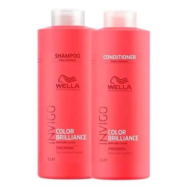 Imagem de Kit Wella Color Brilliance Shampoo E Condicionador De 1000ml - Wella P