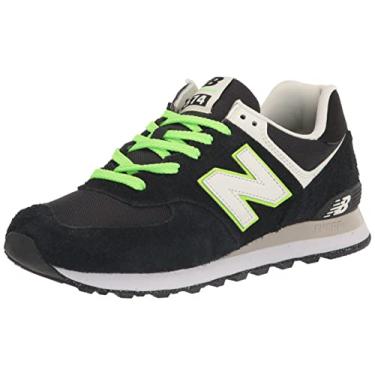 Imagem de New Balance Tênis masculino 574 V2, Cinza/roxo, 8