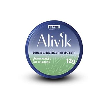 Imagem de Bravir Pomada Aliviadora E Refrescante Alivik Verde 12 G
