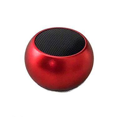 Imagem de Mini Caixa de Som Bluetooth Metal Amplificada Mini Speaker 3w - Vermelho