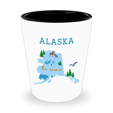 Imagem de Copo de shot do Alasca – ideia divertida de de Natal