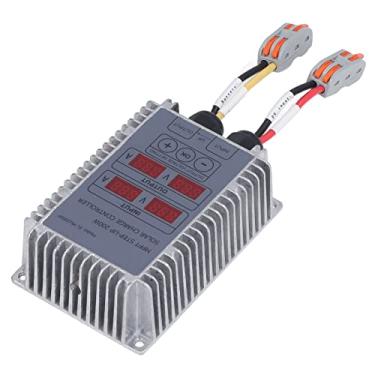 Imagem de Controlador de Carga Solar MPPT, Controlador de Carga de Bateria Solar Boost Tensão Ajustável Tela de LED Carregador de Inversor Solar à Prova D'Água para Painéis Solares (24-85V) (400W)