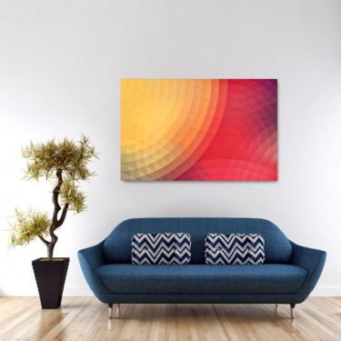 Imagem de Quadro decorativo Abstrato Escritório  ASala Tela em Tecido