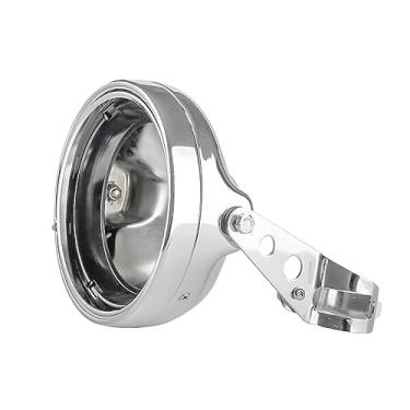 Imagem de SKTYANTS Balde de faróis de 17,78 cm para motocicleta Harley Davidson (cromado)