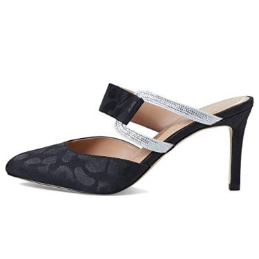 Imagem de Cole Haan Sapato feminino Gabbie Jewel Mule 80 mm, Cetim preto, 9
