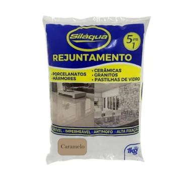 Imagem de Rejunte 1kg 5x1 Porcelanatos Cerâmica Piscina - Caramelo