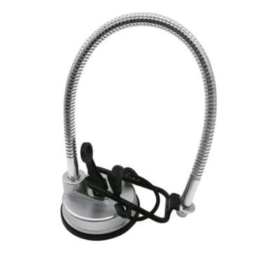 Imagem de Suporte Secador Vidro Azulejo Parede Articulavel Portatil Flexivel Organizador Penteado...