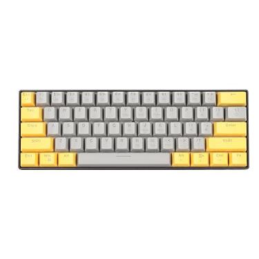 Imagem de BROLEO Teclado para jogos 60%, mini teclado compacto para jogos Plug and Play com retroiluminação LED para OS X (#1)