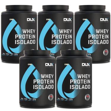 Imagem de Kit 5X Whey Protein Isolado - 900g Coco - Dux Nutrition-Unissex