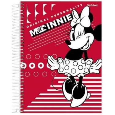 Imagem de Caderno Universitário 12 Matérias 192 Folhas Capa Dura Minnie Disney S